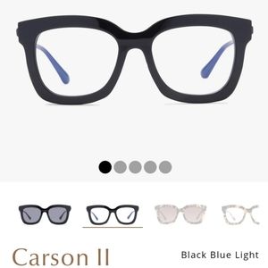 Diff Carson II black. Blue light glasses